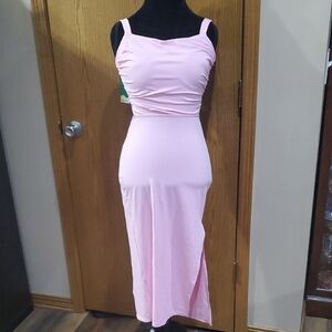 HALARA Pink Midi Dress